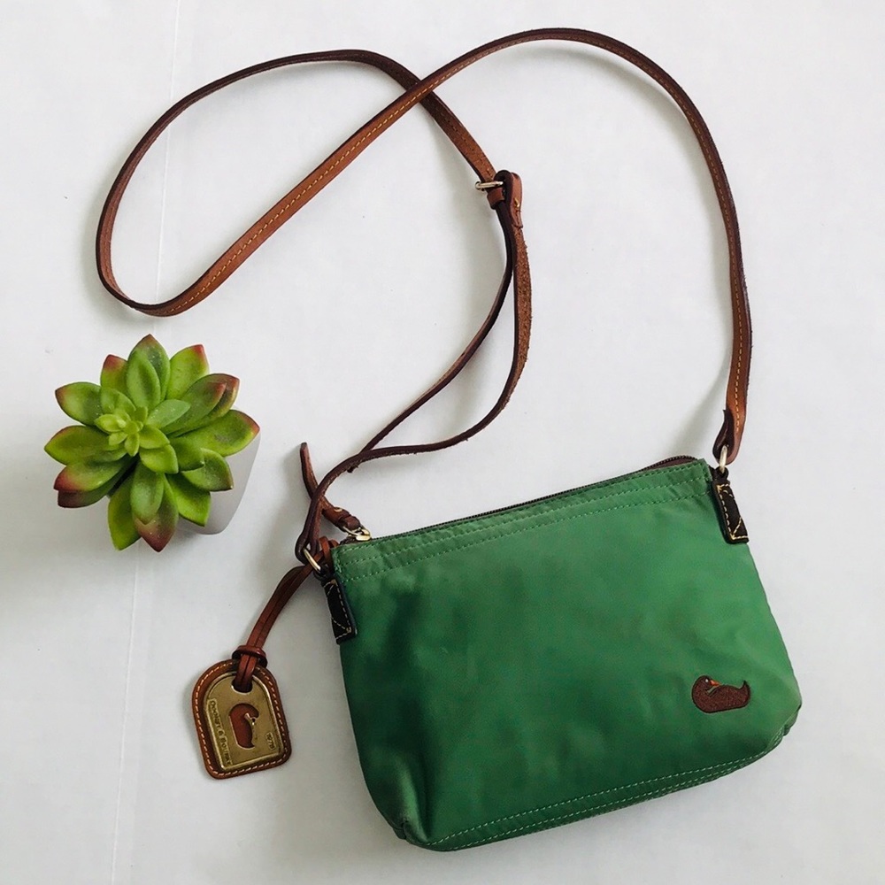Dooney & Bourke Green Nylon Crossbody Purse